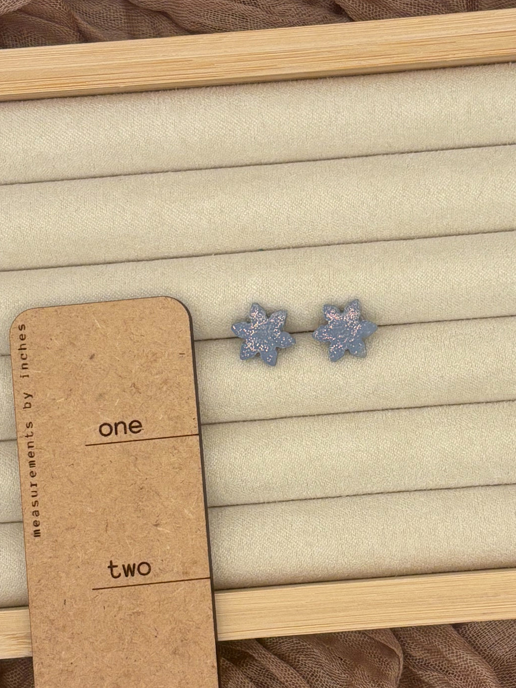 Snowflake Blues Earrings