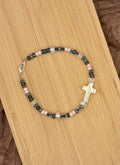 Cross Beaded Bracelet
