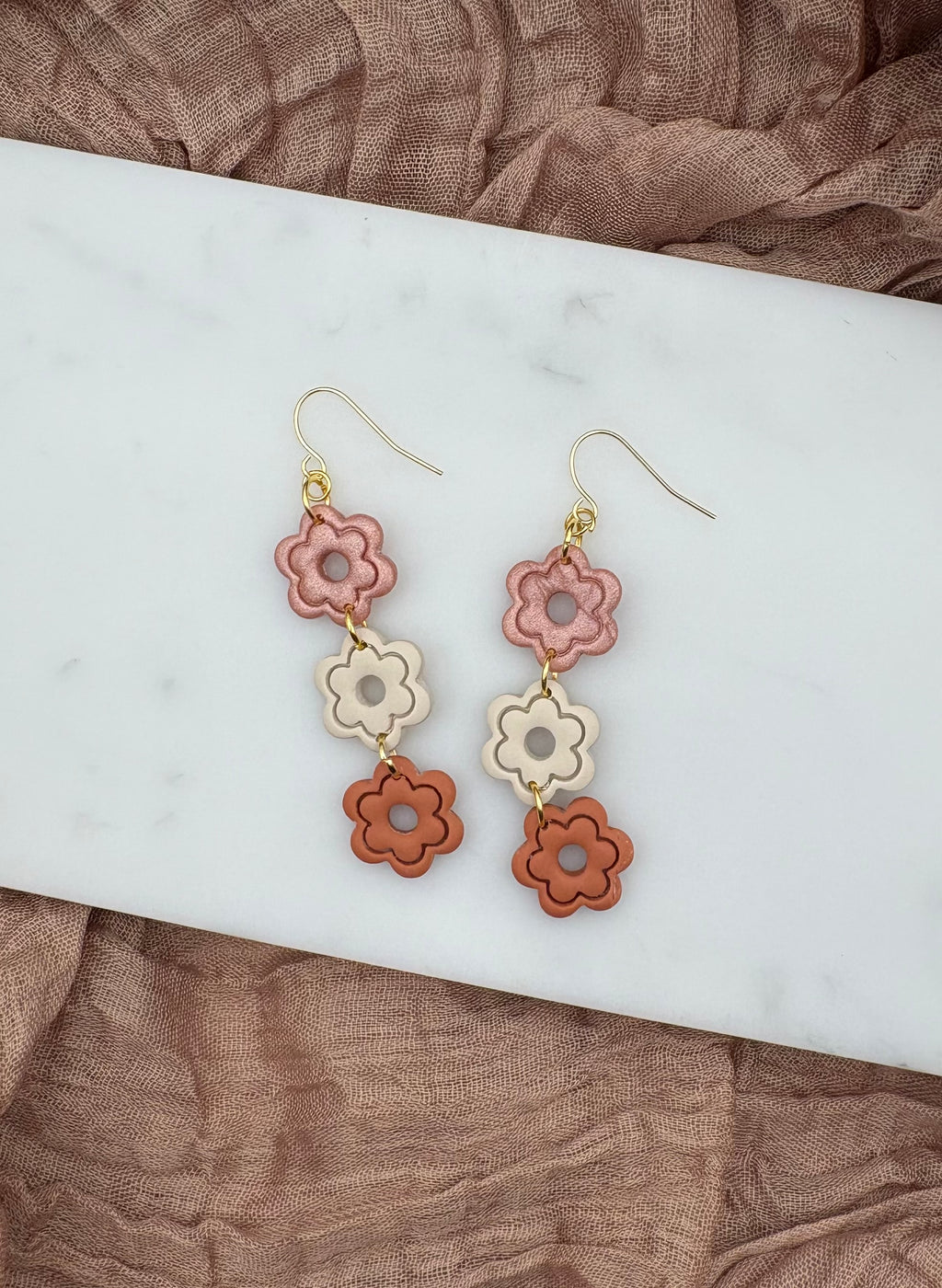 Flower Drop Earrings