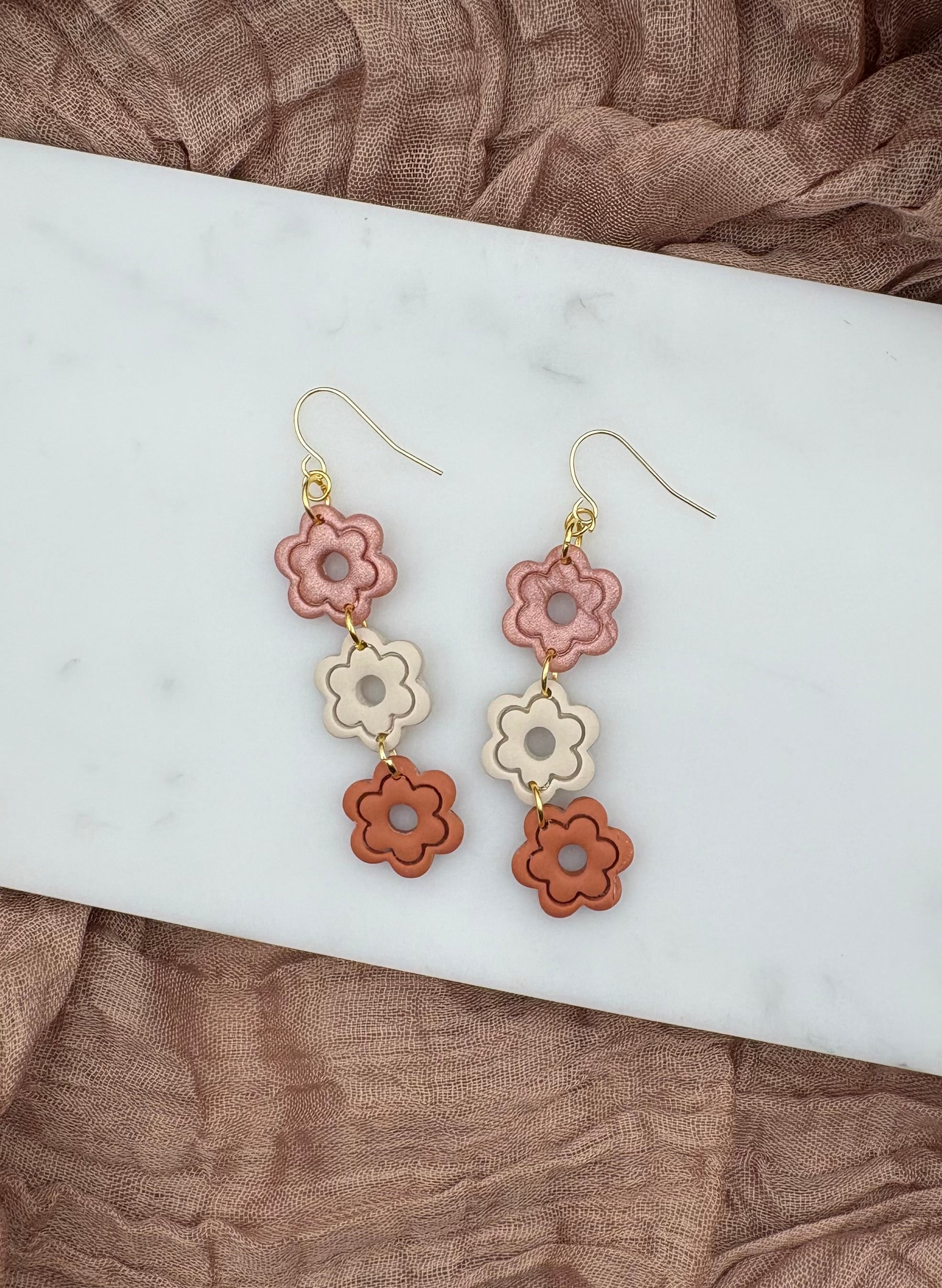 Flower Drop Earrings